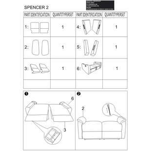 Sofa welurowa rozkładana Spencer II | Signal - 136cm