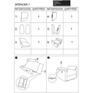 Fotel rozkładany Spencer Velvet szary | Signal - Komfort i styl