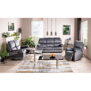Sofa welurowa rozkładana Spencer II | Signal - 136cm