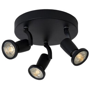 Reflektor sufitowy potrójny Jaster III Led Focus Czarny marki Lucide