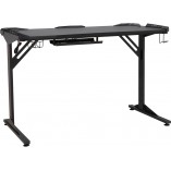 Biurko gamingowe Signal B-216 120x60 - Czarne, LED