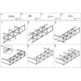 Regał loft na nóżkach Costa 178x70cm dąb / czarny mat Signal