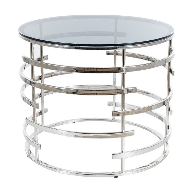 Stolik szklany glamour Livia 60cm - Signal | Elegancki design