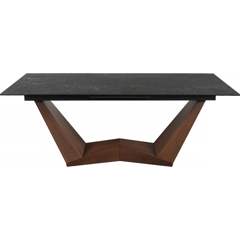 Stół rozkładany Bonucci Signal | 200-250x98cm | Czarny/Orzech