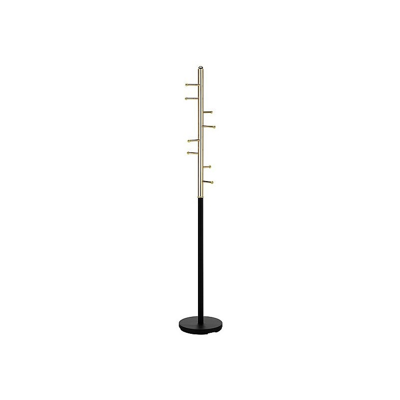 Wieszak stojący Ferro złoty/czarny Signal | Elegancki i funkcjonalny