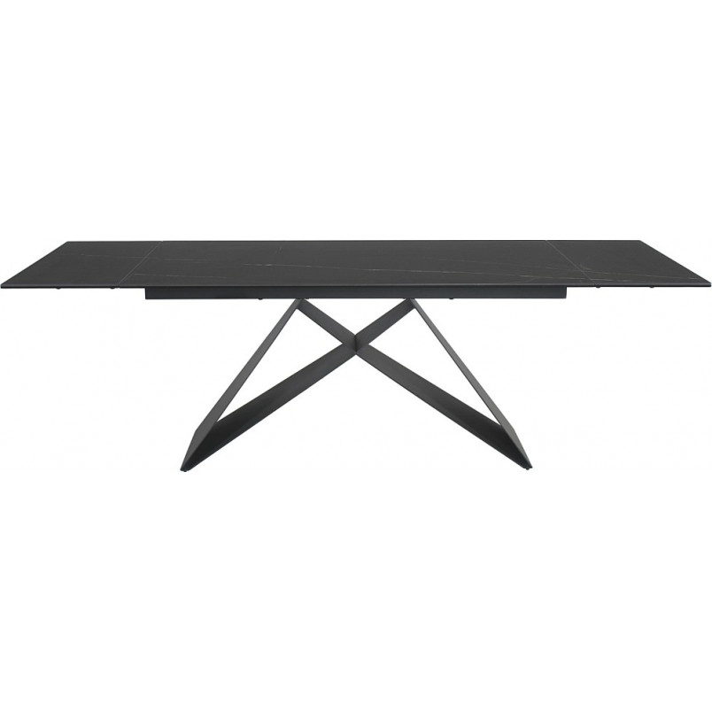 Stół rozkładany Westin Signal | Czarny marmur - 160x90 cm