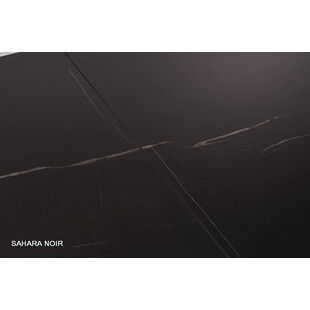 Stół rozkładany Westin Signal | Czarny marmur - 160x90 cm