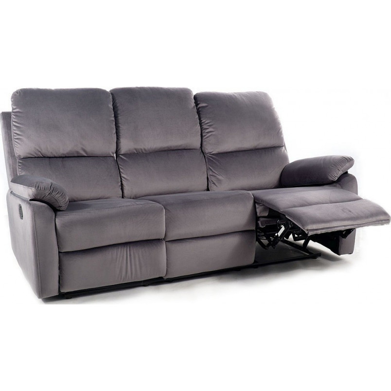 Sofa rozkładana Spencer III Velvet szara | Signal - Komfort i styl