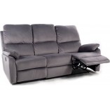 Sofa rozkładana Spencer III Velvet szara | Signal - Komfort i styl