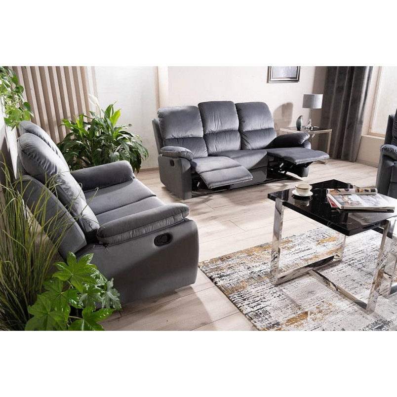 Sofa welurowa rozkładana Spencer II | Signal - 136cm
