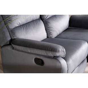 Sofa welurowa rozkładana Spencer II | Signal - 136cm
