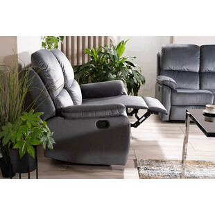 Sofa welurowa rozkładana Spencer II | Signal - 136cm