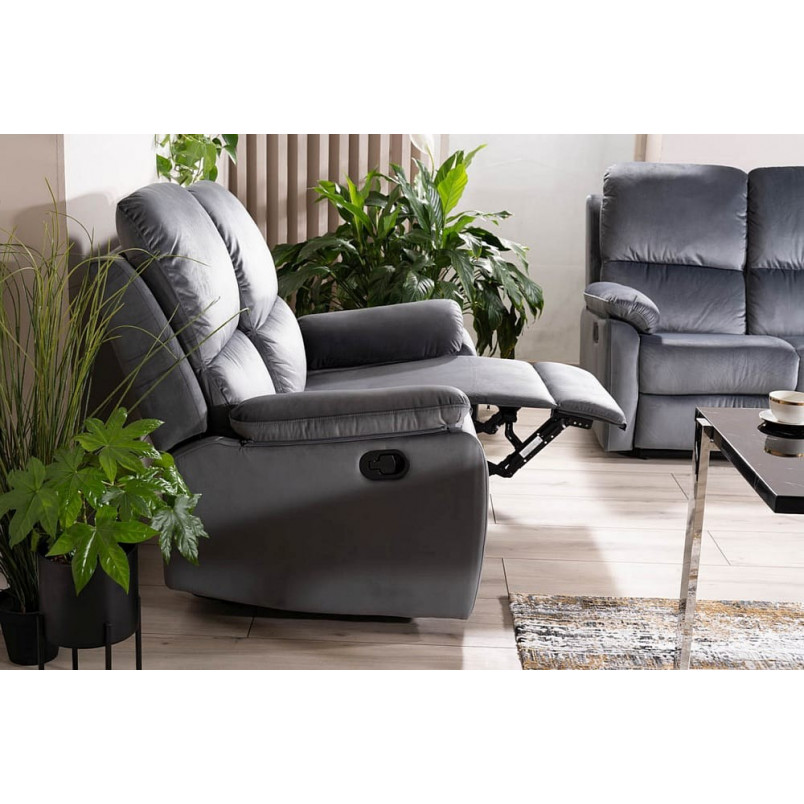 Sofa welurowa rozkładana Spencer II | Signal - 136cm