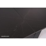 Stół rozkładany Salvadore Signal | Szkło + Ceramika Czarna