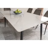 Stół nowoczesny Signal Rion 160x90 biały/czarny - Elegancki design!
