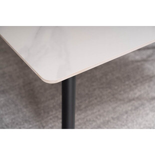 Stół nowoczesny Signal Rion 160x90 biały/czarny - Elegancki design!