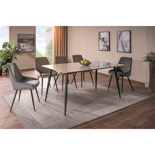 Stół nowoczesny Signal Rion 160x90 biały/czarny - Elegancki design!