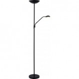 Lampa podłogowa LED czarna Zenith - Lucide | Sklep z lampami