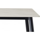 Stół nowoczesny Signal Rion 160x90 biały/czarny - Elegancki design!