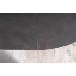 Stół okrągły rozkładany Porto Signal | Szary marmur, 120cm