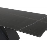 Stół rozkładany Signal Diuna: Nowoczesny design, ceramika i szkło