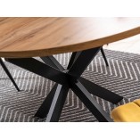 Stół rozkładany okrągły Gaston 100cm Signal - Dąb Artisan