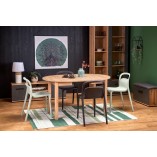 Stół okrągły rozkładany Ringo 102cm dąb craft Halmar