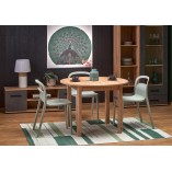 Stół okrągły rozkładany Ringo 102cm dąb craft Halmar
