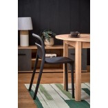 Stół okrągły rozkładany Ringo 102cm dąb craft Halmar