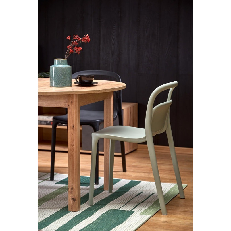 Stół okrągły rozkładany Ringo 102cm dąb craft Halmar