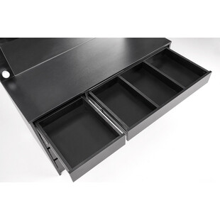 Toaletka Hollywood XL Halmar | 120x55cm, czarna | Sklep z meblami