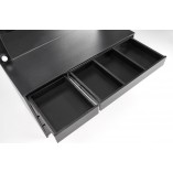 Toaletka Hollywood XL Halmar | 120x55cm, czarna | Sklep z meblami