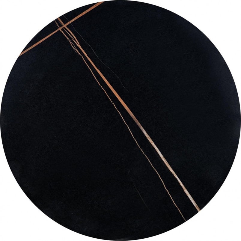 Stolik boczny Scalita Halmar: Elegancki design, czarny marmur