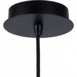 Lampa wisząca geometryczna czarno-złota Lucide Malunga 25cm