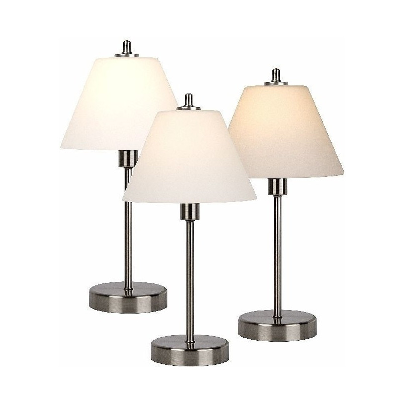 Lampa stołowa antyczna Touch - chrom Lucide | Sklep z lampami