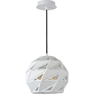 Lampa wisząca geometryczna biała Lucide Malunga 25cm | Sklep Lamp