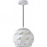 Lampa wisząca geometryczna biała Lucide Malunga 25cm | Sklep Lamp