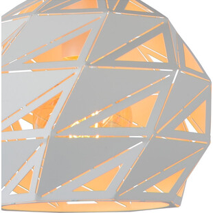 Lampa wisząca geometryczna biała Lucide Malunga 25cm | Sklep Lamp