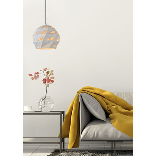 Lampa wisząca geometryczna biała Lucide Malunga 25cm | Sklep Lamp