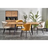 Stół rozkładany loft Dickson II | Halmar - Dąb/Czarny