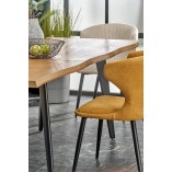 Stół rozkładany loft Dickson II | Halmar - Dąb/Czarny