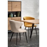 Stół rozkładany loft Dickson II | Halmar - Dąb/Czarny