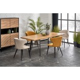 Stół rozkładany loft Dickson II | Halmar - Dąb/Czarny