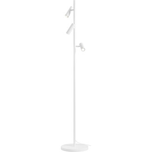 Lampa podłogowa z reflektorkami Trevo III biała Aldex