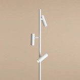 Lampa podłogowa Trevo III biała Aldex | Minimalistyczny design