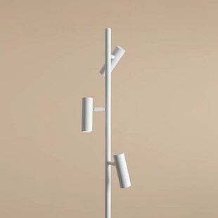 Lampa podłogowa Trevo III biała Aldex | Minimalistyczny design