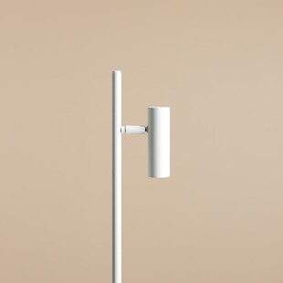 Lampa biurkowa minimalistyczna Trevo biała Aldex