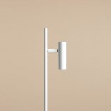 Lampa biurkowa minimalistyczna Trevo biała Aldex