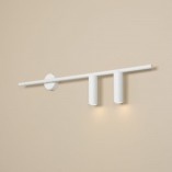Kinkiet podłużny Trevo II biały Aldex | Minimalistyczny design