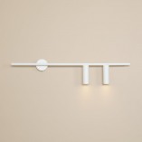 Kinkiet podłużny Trevo II biały Aldex | Minimalistyczny design